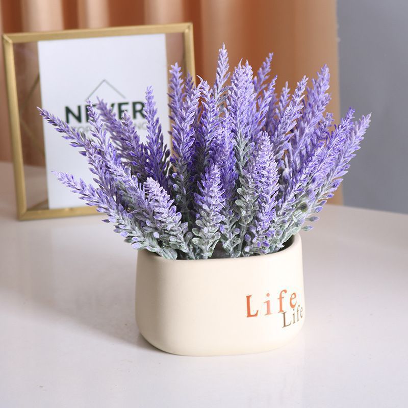 Artificial Flower Ornaments, Fake Flowers for Living Room & Fridge Decoration, Finished Floral Arrangement for Scene Decoration
