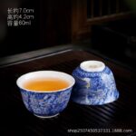 Blue and White Gilded Dragon Sancai Gaiwan - Full Product Analysis