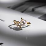 S925 Silver Double Pearl Ring