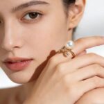 S925 Silver Double Pearl Ring