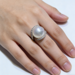 925 Sterling Silver Pearl Ring