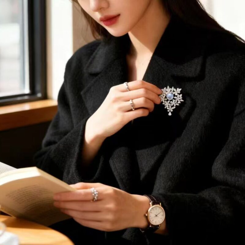 pearl brooch