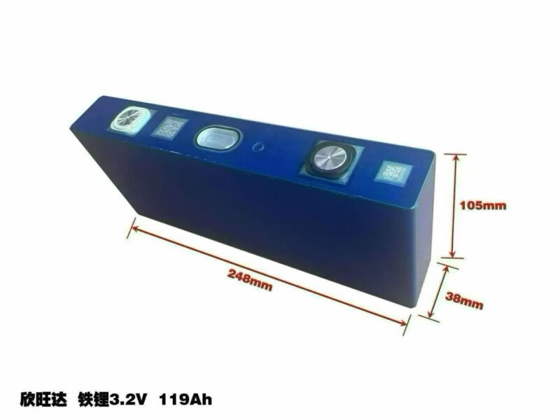 119Ah Lithium Iron Phosphate (LiFePO4) Battery Cell — Grade A Power Core for Electric Tricycles, Four-Wheelers, and Motorcycles; Delivery Vehicle Battery