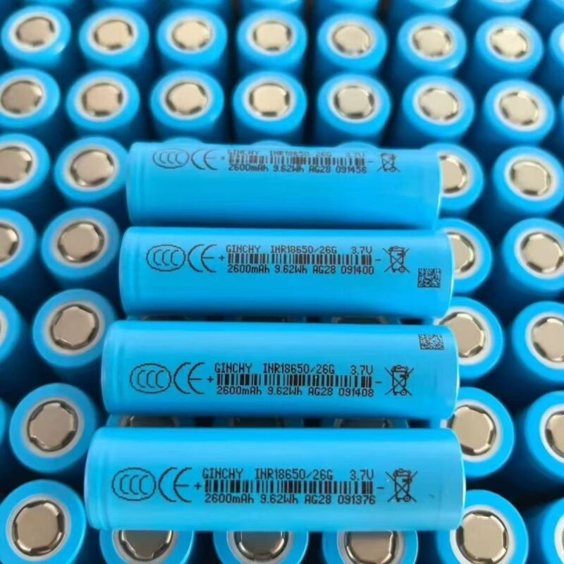 Grade A 18650-2600mAh 3C Brand New 18650 Lithium Battery Grade A 2600 Large Capacity Power Battery for Electric Vehicles and Power Tools 3.7mAh