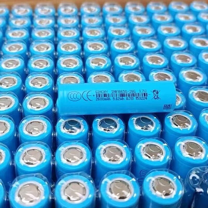 Grade A 18650-2600mAh 3C Brand New 18650 Lithium Battery Grade A 2600 Large Capacity Power Battery for Electric Vehicles and Power Tools 3.7mAh