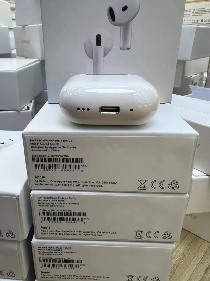 AirPods 4 earphone, the latest upgraded version (4th generation), with spatial audio, gaming mode, true light sensitivity, true pressure sensitivity