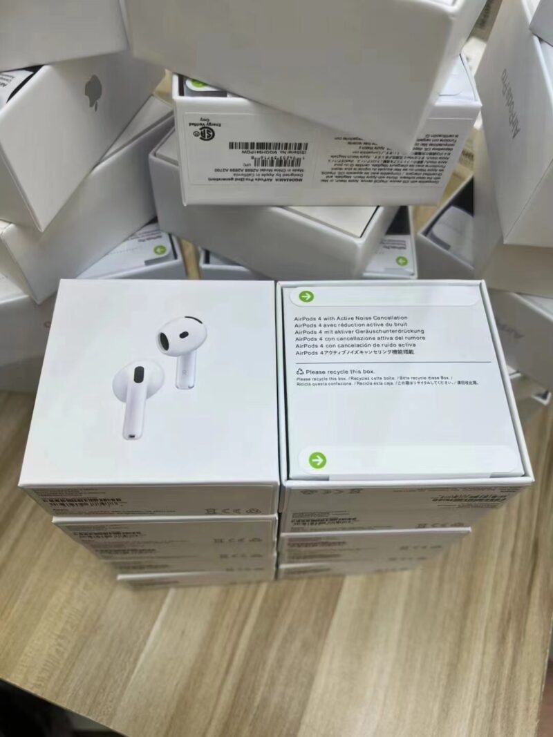 AirPods 4 earphone, the latest upgraded version (4th generation), with spatial audio, gaming mode, true light sensitivity, true pressure sensitivity