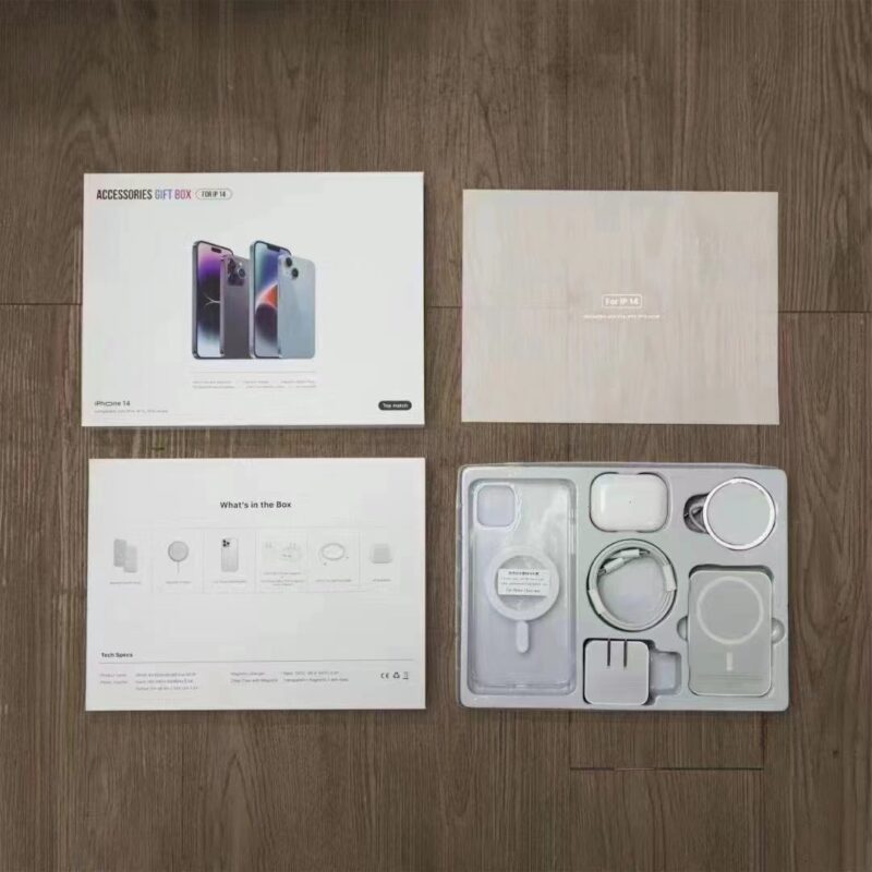 Six-piece set [magnetic shell + 35w charger + wireless plate + power bank + earphone]