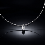 925 Silver Lab-Grown Diamond Necklace (P1192)