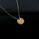925 Silver Necklace – Yellow Gold-Plated (P0420)