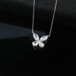 925 Silver and Zircon Necklace (P0912)