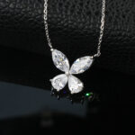 925 Silver and Zircon Necklace (P0912)