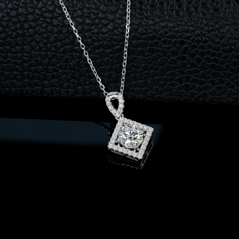 925 Silver Lab-Grown Diamond Necklace (PYZ5520)