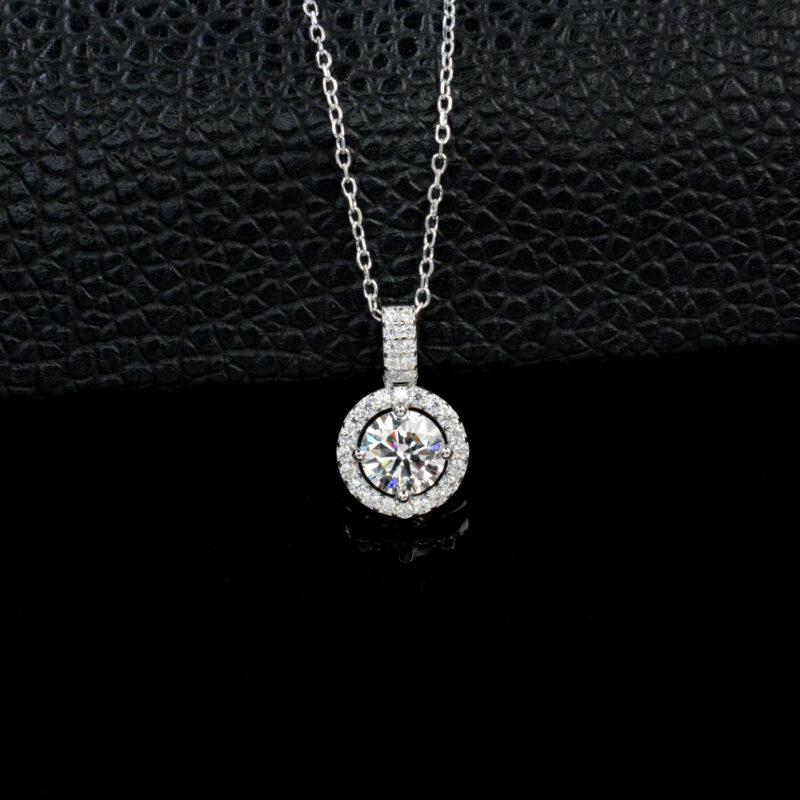 925 Silver Lab-Grown Diamond Necklace (PYZ1288)