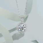 925 Silver Lab-Grown Diamond Necklace (PYZ1288)