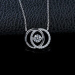 925 Silver Lab-Grown Diamond Necklace (ZHF-PYZ2502)