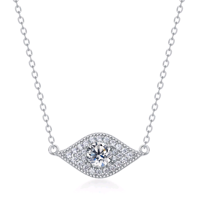925 Silver Lab-Grown Diamond Necklace (PYZ5512)
