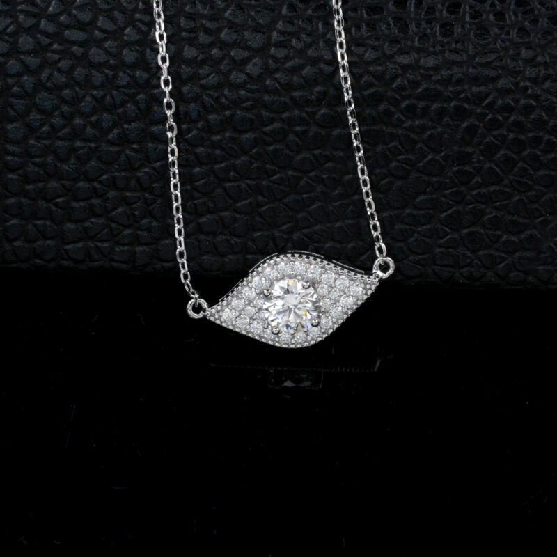 925 Silver Lab-Grown Diamond Necklace (PYZ5512)