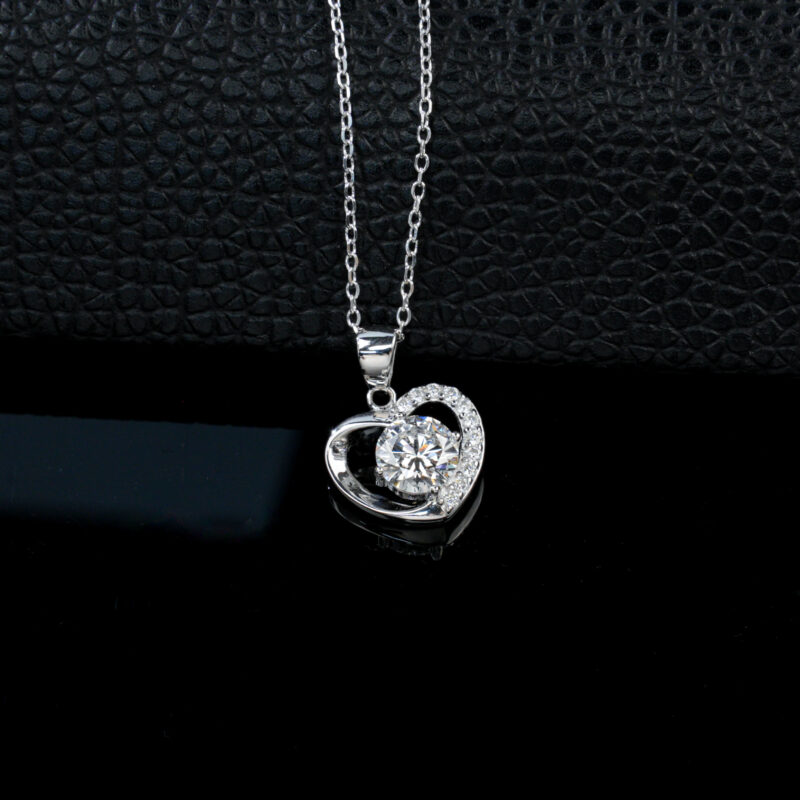 925 Silver Lab-Grown Diamond Necklace (PYZ1114)