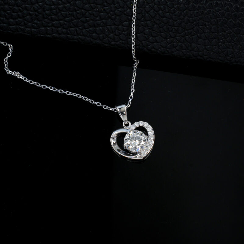 925 Silver Lab-Grown Diamond Necklace (PYZ1114)