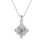 925 Silver Lab-Grown Diamond Necklace (PYZP5516)