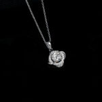 925 Silver Lab-Grown Diamond Necklace (PYZP5516)