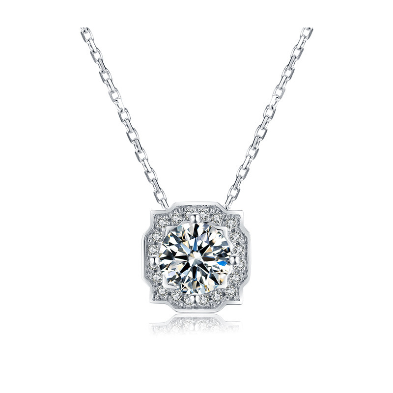 925 Silver Lab-Grown Diamond Necklace (PYZP1738)
