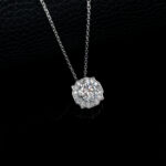 925 Silver Lab-Grown Diamond Necklace (PYZP1738)