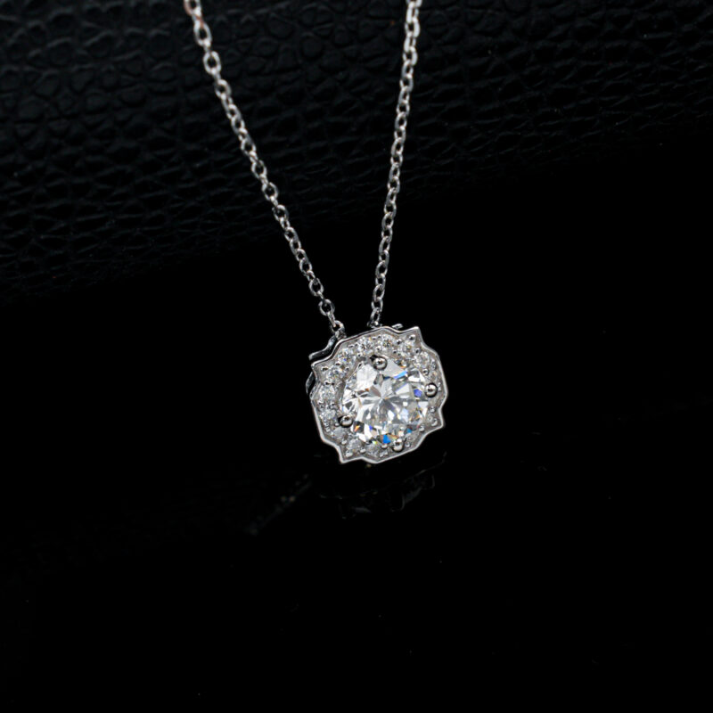 925 Silver Lab-Grown Diamond Necklace (PYZP1738)