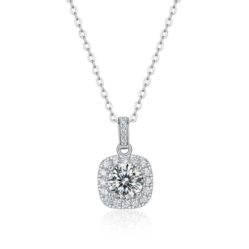 925 Silver Lab-Grown Diamond Necklace (PYZP1711)