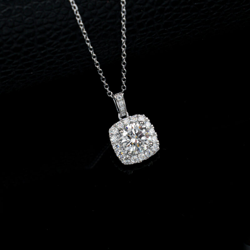 925 Silver Lab-Grown Diamond Necklace (PYZP1711)