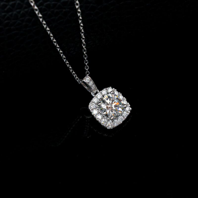 925 Silver Lab-Grown Diamond Necklace (PYZP1711)