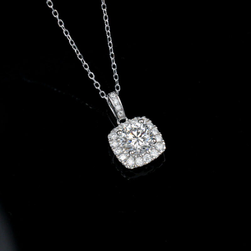 925 Silver Lab-Grown Diamond Necklace (PYZP1711)