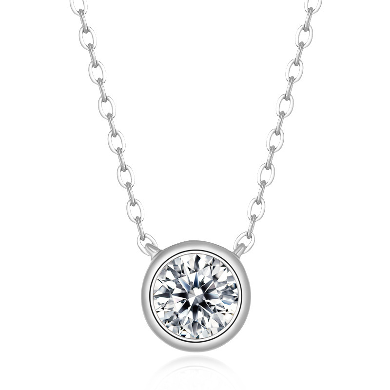925 Silver Lab-Grown Diamond Necklace (PYZP1706)