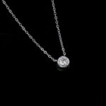 925 Silver Lab-Grown Diamond Necklace (PYZP1706)