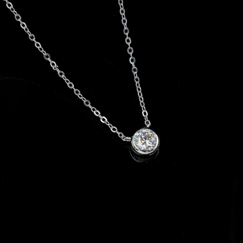 925 Silver Lab-Grown Diamond Necklace (PYZP1706)