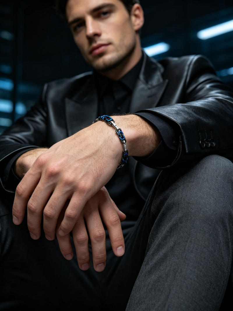 Trendy Men's Titanium Steel Bracelet