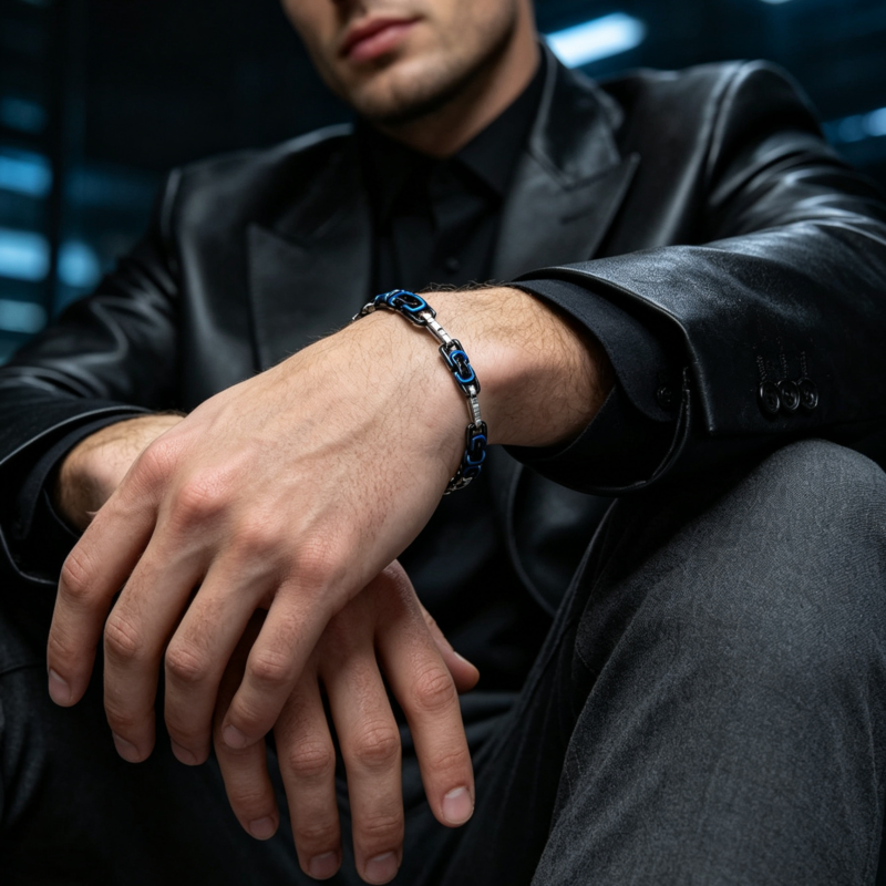 Trendy Men's Titanium Steel Bracelet