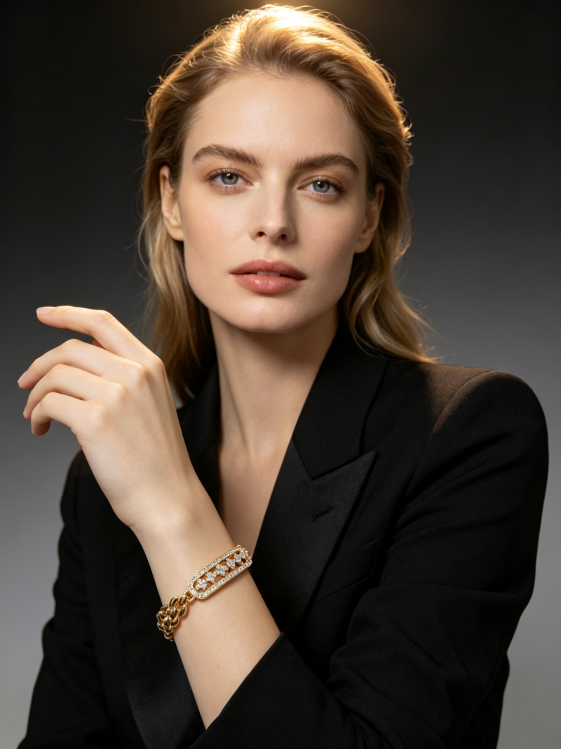 Stylish Women's Titanium Steel Bracelet