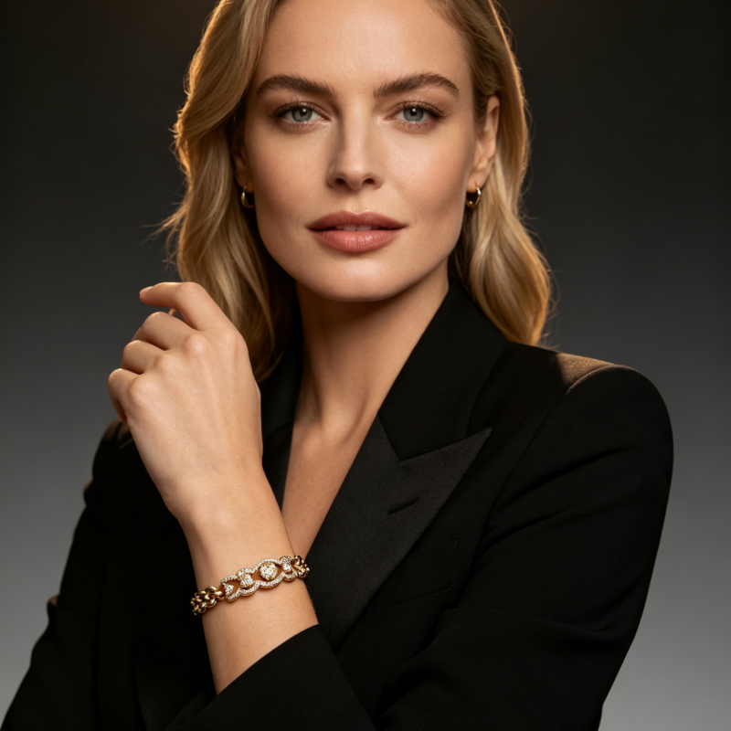Stylish Women's Titanium Steel Bracelet
