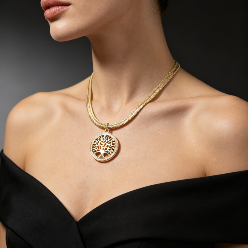 Stylish Women's Titanium Steel Necklace