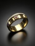 Trendy Men's Titanium Steel Ring
