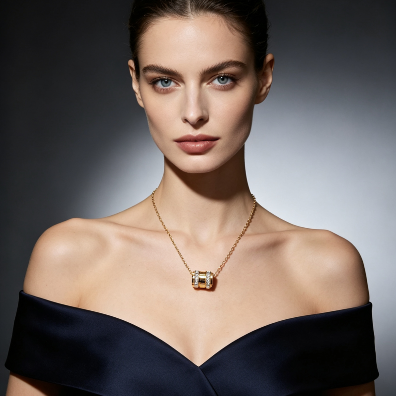 Stylish Women's Titanium Steel Necklace
